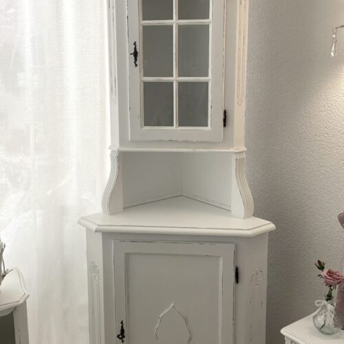 Shabby Chic Eckvitrine