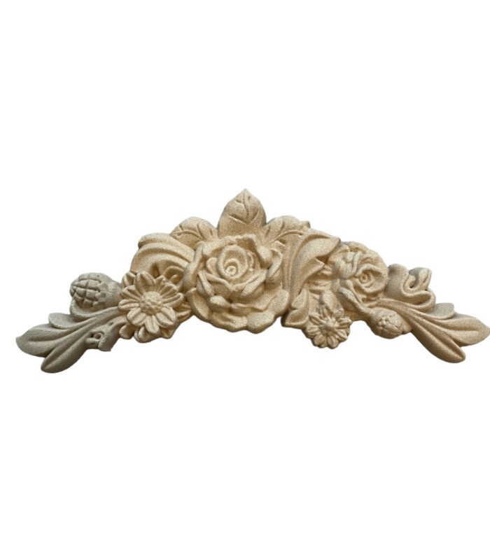 Holz-Ornament Blumen