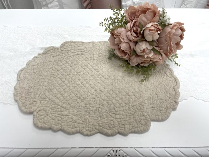 Tischset Oval 35x50cm, beige