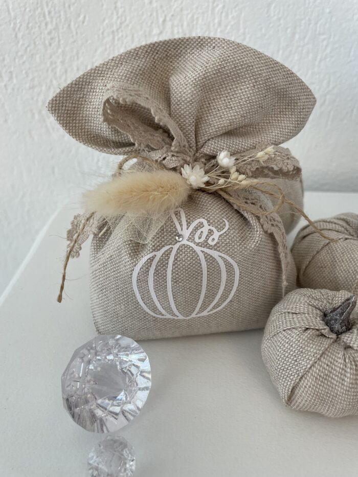 Lavendelduftsäckli Kürbis, beige