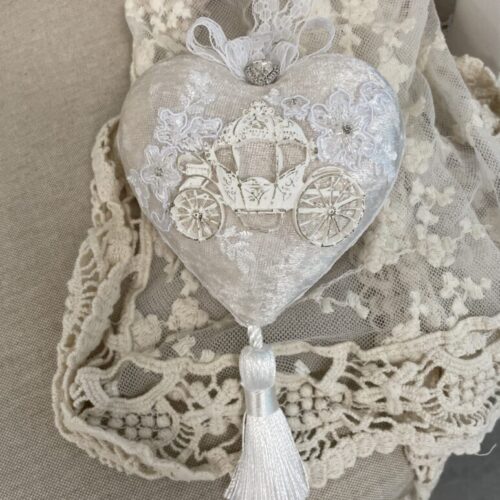 Herzaufhänger Kutsche